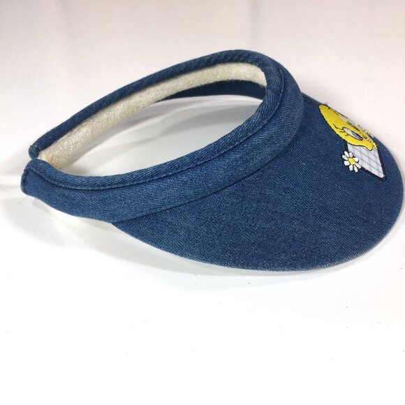 Tweety Bird Looney Toons Denim Visor - Picture 4 of 5
